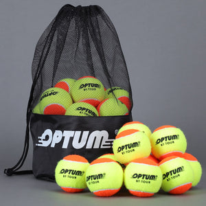 OPTUM BT-TOUR Beach Tennis Balls 50% Pressure Ball Stage 2 With Mesh Shoulder Bag