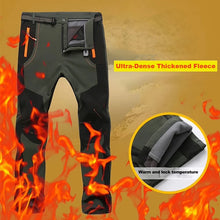 Load image into Gallery viewer, LNGXO Thick Warm Fleece Hiking Pants Men
