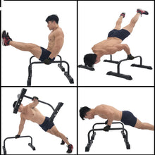 Load image into Gallery viewer, Home Gym Dip Parallel Bars for Strength Workouts
