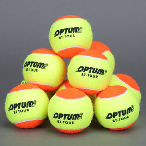 OPTUM BT-TOUR Beach Tennis Balls 50% Pressure Ball Stage 2 With Mesh Shoulder Bag