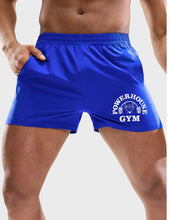Load image into Gallery viewer, Elegant men&#39;s shorts with weightlifting font print
