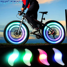 Load image into Gallery viewer, Colorful Bike Wheel Spoke Light Waterproof MTB Balance Bicycle Light
