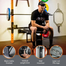 Load image into Gallery viewer, PRx Performance Folding Wall Mounted Flat Weight Bench
