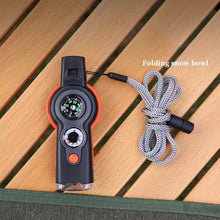 Load image into Gallery viewer, Outdoor Camping 7-In-1 Multi-Function Whistle Survival Whistle Safety Whistle For Hiking Travel Accessories
