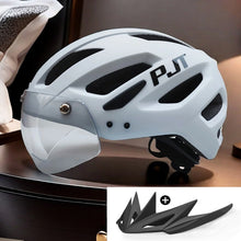 Load image into Gallery viewer, PJT New LED Bike Helmet With Sun Goggle Visor

