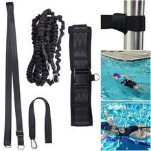 Load image into Gallery viewer, Swim Tether Stationary Swimming Aquatic Resistance Belt
