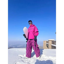 Load image into Gallery viewer, Warm Violet Ski Pants for Women and Men
