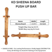 Load image into Gallery viewer, PUSH UP BAR FITNESS WOODEN EQUIPMENT - 2.5 Ft, Assorted
