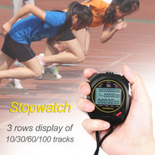 Load image into Gallery viewer, Professional Handheld Digital Stopwatch Timer Outdoor Sports Training Timer
