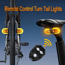 Load image into Gallery viewer, Bike Turn Signal Rear Light Remote Lights LED Rechargeable
