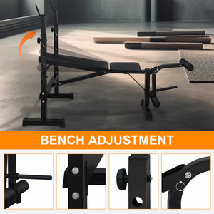 Olympic Weight Bench Press Set