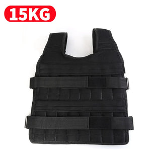 3/20/15/35/50kg Weighted Vest Adjustable Weighted Exercise Vest Workout Equipment for Running