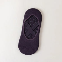 Load image into Gallery viewer, 5 Pairs of Women's Non-Slip  Socks for Pilates Gym Breathable Cotton No-Show Socks with Silicone Grip Indoor Workout
