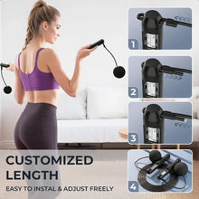 Load image into Gallery viewer, Smart Jump Rope with LED Display and Jump Counter Weighted Cord
