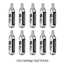 Load image into Gallery viewer, ThinkRider 16g Threaded CO2 Cartridges or CO2 Inflator for Bike Tires

