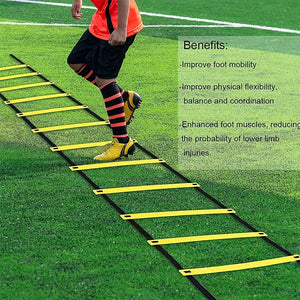 Agility Ladders Nylon Straps For Speed Training And Sports Flexibility