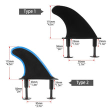 Load image into Gallery viewer, 3pcs Soft Surfboard Fins with Screws
