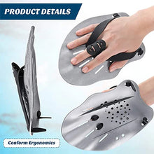 Load image into Gallery viewer, 1 Pair Swimming Training Paddles Swim Hand Paddles
