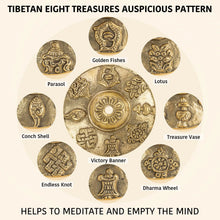 Load image into Gallery viewer, Tibetan Tingsha Cymbals 2pcs, Meditation Sanskrit Brass Chime Bells
