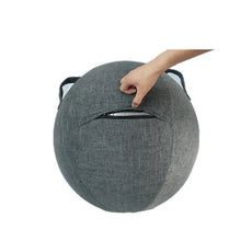Load image into Gallery viewer, 55-75cm Linen Yoga Ball Cover Non-slip Fitness Bal
