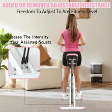 Load image into Gallery viewer, Squat Machine for Home Exercise with Adjustable Resistance Bands

