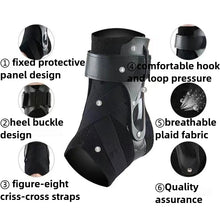 Load image into Gallery viewer, Adjustable Compression Ankle Support Brace Guard Plate for Sprain Relief Basketball Soccer Running
