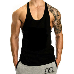 Summer Cotton Sleeveless Shirts Men Tank Top