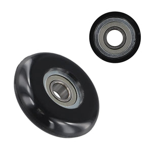 1/4 Pcs Rowing Machine Rollers 8x40x10mm Rower Wheel Nylon+steel