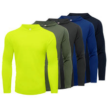 Load image into Gallery viewer, Men&#39;s five piece sports long sleeved T-shirt

