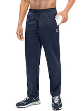 Load image into Gallery viewer, G Gradual Men&#39;s Sweatpants with Zipper Pockets Joggers for Men
