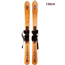Load image into Gallery viewer, Outdoor Sport Solid Wood Snowboard Professional Skiing Board
