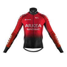 Load image into Gallery viewer, Winter Cycling Pro Team Arkea Samsic Fluorescent Color Jacket
