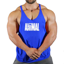 Load image into Gallery viewer, Gym Top Men Muscular Man Fitness Men&#39;s Vest Stringer Vests Shirt Bodybuilding Clothing
