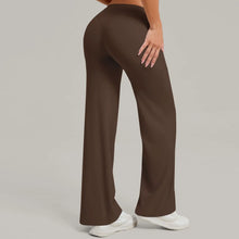 Load image into Gallery viewer, Women's New Pilates Straight Leg  Pants Hip Lifting Tight Fitting Wide Leg Pants
