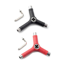 Load image into Gallery viewer, Multi-Function Skateboard Tools T Type Skate Scooter Skateboard Tools Kick Scooter Mini L Wrench Set Assemble Adjusting Tool Kit
