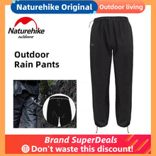 Load image into Gallery viewer, Naturehike SuperDeal Outdoor Rainproof Pants Ultralight Windproof Waterproof Hiking
