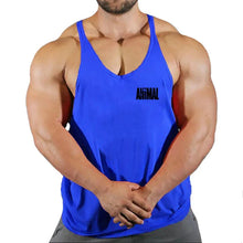 Load image into Gallery viewer, Gym Top Men Muscular Man Fitness Men&#39;s Vest Stringer Vests Shirt Bodybuilding Clothing
