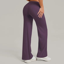 Load image into Gallery viewer, Women's New Pilates Straight Leg  Pants Hip Lifting Tight Fitting Wide Leg Pants

