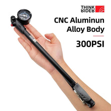 Load image into Gallery viewer, ThinkRider Portable High-pressure 300psi Bike Air Pump with Gauge
