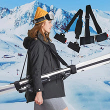 Load image into Gallery viewer, Nylon Skiing Pole Shoulder Hand Carrier
