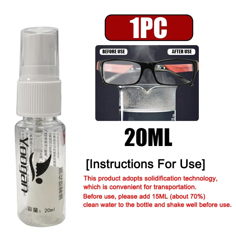 Anti-Fog Spray for Swim Diving Mask Goggles Fog Car Glass Swimming Diving Defogging Mask Lens Cleaner Remover Anti Fog Spray