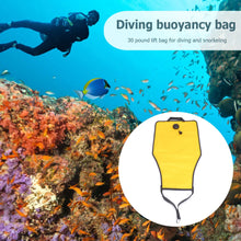 Load image into Gallery viewer, 30lbs Scuba Diving Lift Bag with Open Bottom Diving Buoyancy
