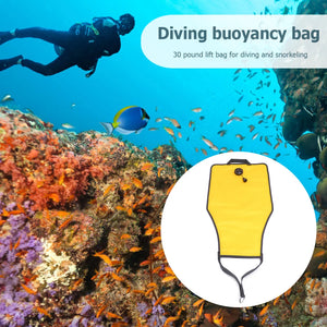 30lbs Scuba Diving Lift Bag with Open Bottom Diving Buoyancy