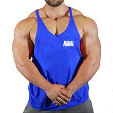 Load image into Gallery viewer, Gym Top Men Muscular Man Fitness Men&#39;s Vest Stringer Vests Shirt Bodybuilding Clothing
