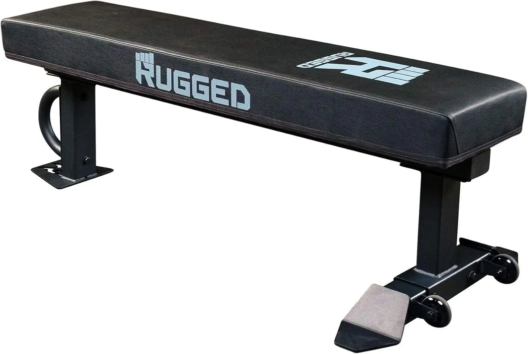 Flat Weight Bench - Large Workout Bench for Home Gym