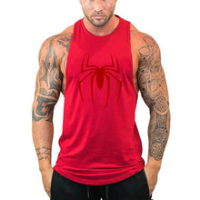 Load image into Gallery viewer, Red Spider Printed Running Tank Tops
