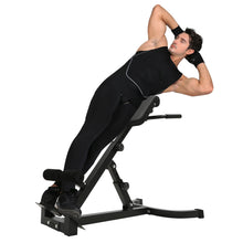 Load image into Gallery viewer, 103*70*113 cm/ 40.55*27.55*44.48 in Black Home Fitness Workout Roman Chair
