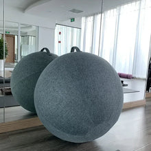 Load image into Gallery viewer, 55-75cm Linen Yoga Ball Cover Non-slip Fitness Bal
