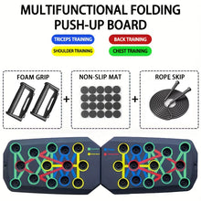 Load image into Gallery viewer, Portable Multifunctional Push-up Board Set With Handles
