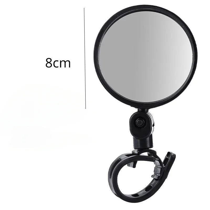 Universal Bicycle Rearview Mirror Adjustable Rotate Wide-Angle Cycling Handlebar